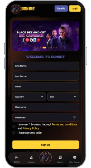 Register and deposit